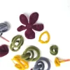 Popular colored flocked material earrings and accessories in Japan and South Korea details Picture